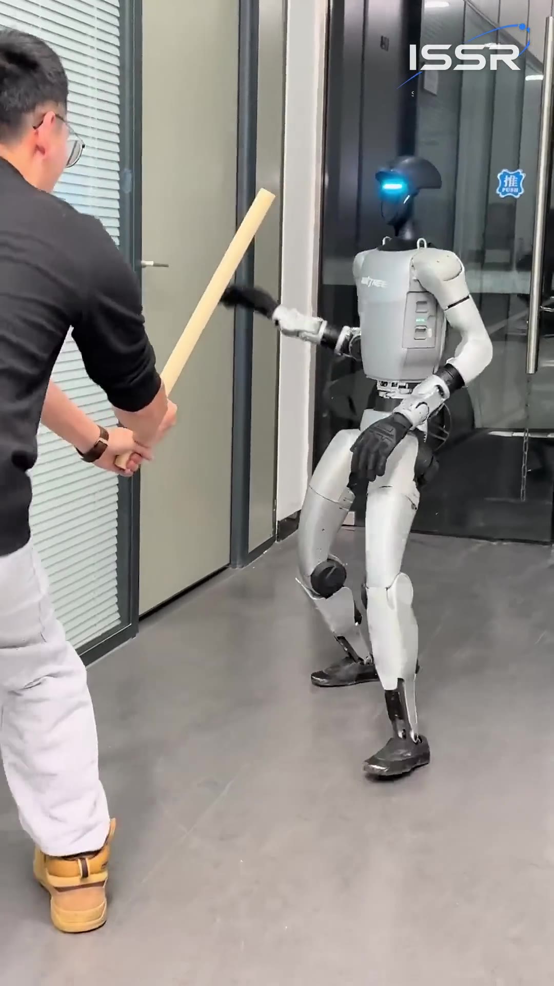 Humanoid performing a routine